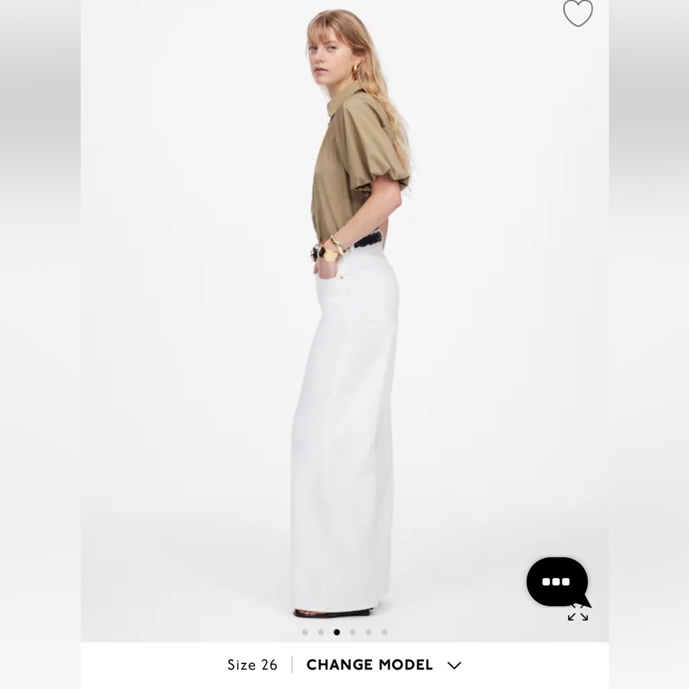 Madewell Superwide-Leg Jeans: Airy Denim Edition Size 24 NWT - Picture 3 of 7